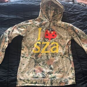 SZA gnx tour 2025 polyester tour hoodie Med